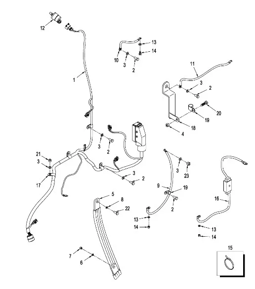 87516330 - Жгут проводов электр. подкапотн. пространства T9/St.